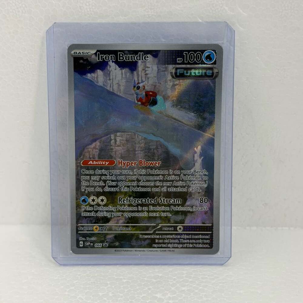 Iron Bundle SVP066 Scarlet & Violet Black Star Promo Holo Pokemon “Card SEALED”